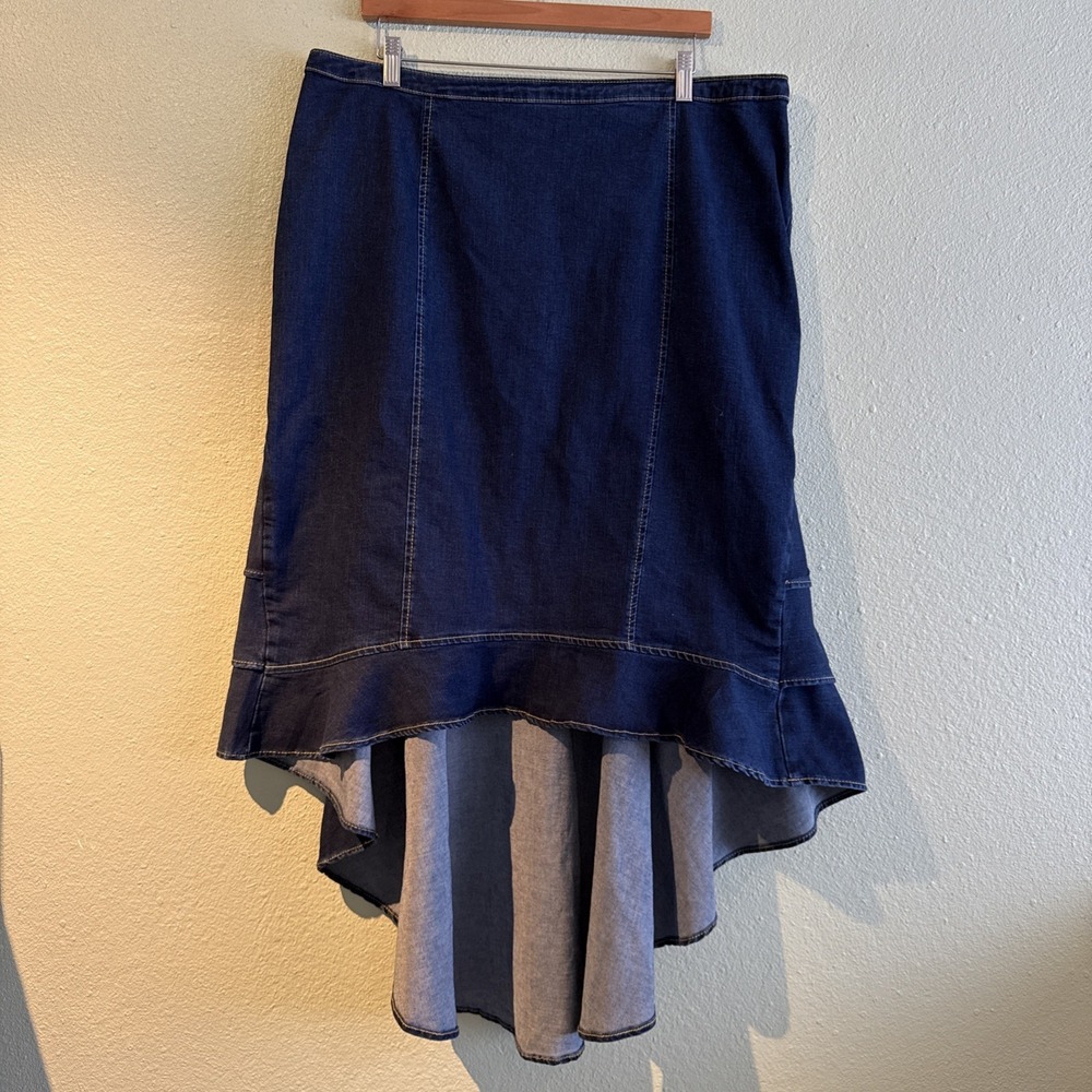 Plus Size 18 High Low Tiered Ruffled Western Prairie, Cottage,Stagecoach, Rodeo